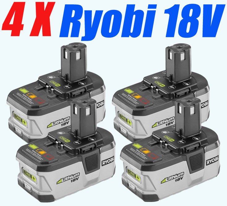 Ryobi 18-Volt ONE+ Ni-Cd Batteries (2-Pack)-P101 - The Home Depot