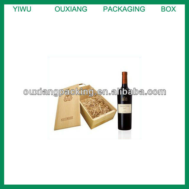 Good Quality Custom Make Wooden Red Wine Box with Holder