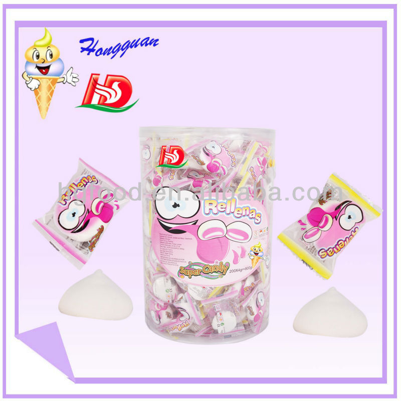 Mini bottle bread shape marshmallow candy