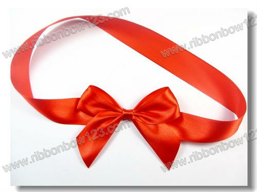 pre made bow with wire twist for lollipop,lollipop ribbon bow