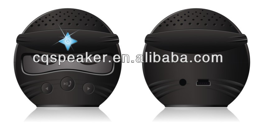 2013 newest NIJIA shape bluetooth speaker sardine with mic handsfree & re-dial last number function