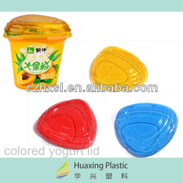 PVC PET sheet for colored plastic yogurt cup lid