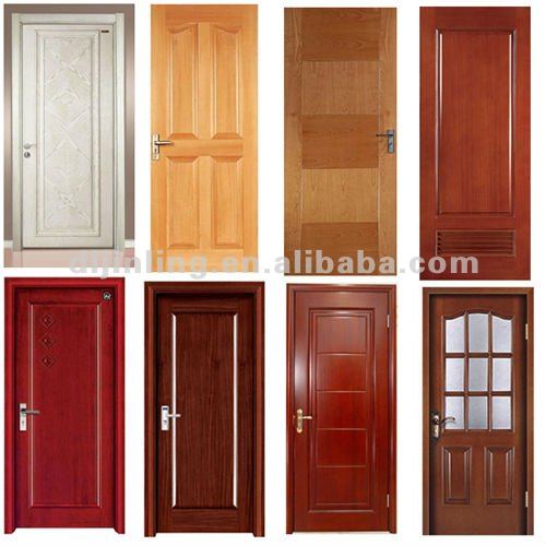 Red Oak Main Door Design Modern Solid Wood Door Design with ...