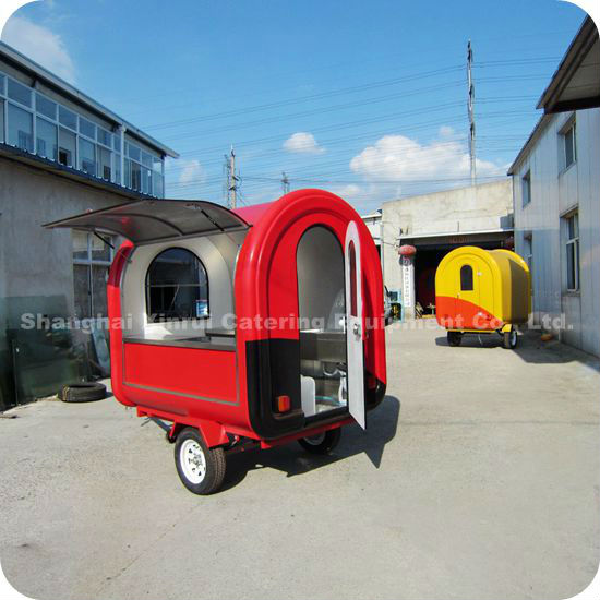 2014 Popular Using Mobile Fibreglass Chocolate Milkshake Bean Food Service Trailer Cart XR-FC220 B
