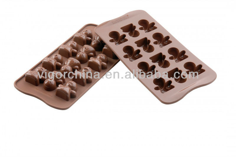 Silicone egg shape chocolate mould, round silicone chocolate mould