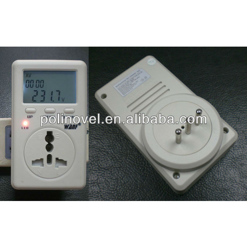 イタリアのスマートsigle相キロワット時測定メーター付き電源ソケット問屋・仕入れ・卸・卸売り