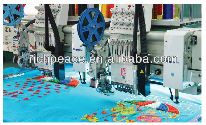 richpeaceコンピューター混合2014年熱い販売のシェニール刺繍機問屋・仕入れ・卸・卸売り