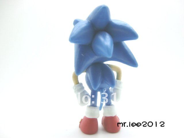 Wholesell/Retail 2012 Free Shipping FS Sonic the Hedgehog Mini Figures Collectibles 6pcs Loose for Children's Day Cute Gift/Toy