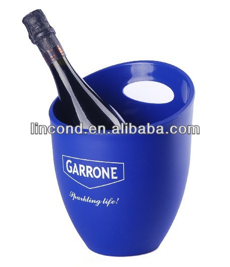 modern design injected plastic champagne bucket