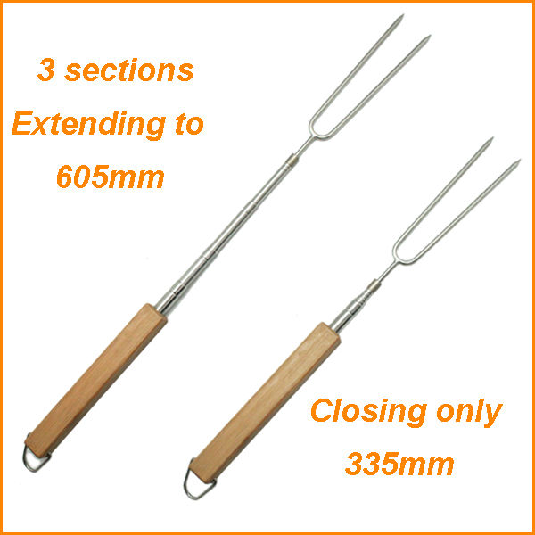 Import strong retractable marshmallow roasting stick