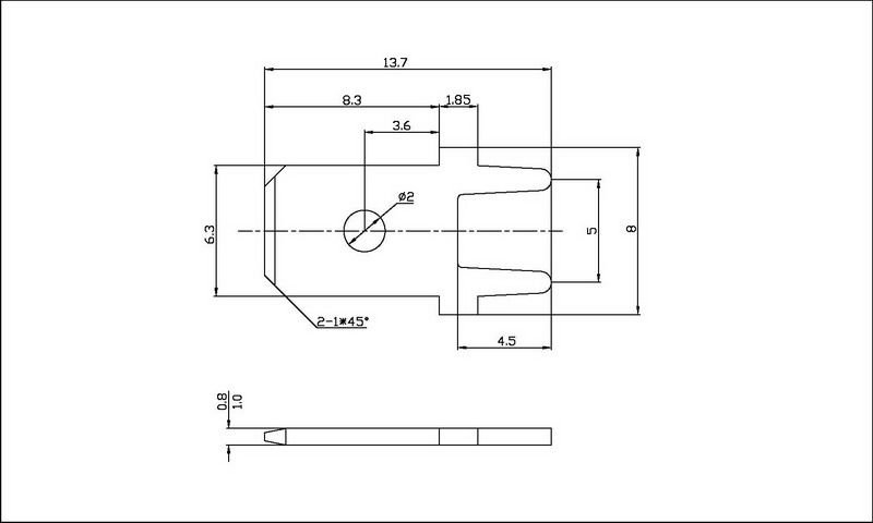 6.3CP-HJ-0.8踏鋤ターミナルタブ仕入れ・メーカー・工場