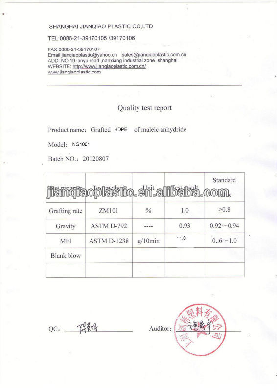 MAHg PE&Polymer modifier&HDPE、LDPE、LLDPE gMAH問屋・仕入れ・卸・卸売り