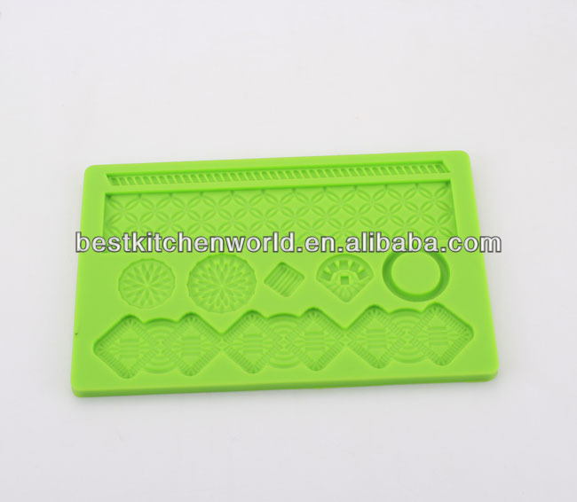 2014 New Design Flower Fondant Cake Decoration Mold