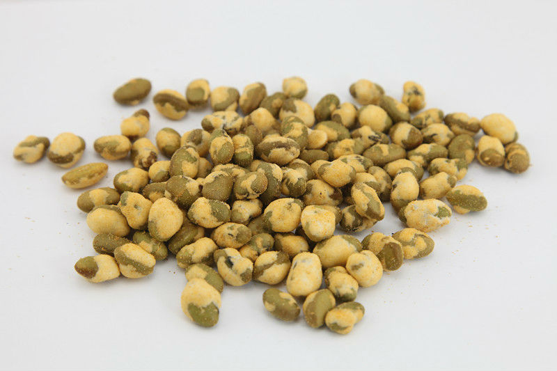Wasabi Flavor Roasted Edamame, Dry Soy Beans