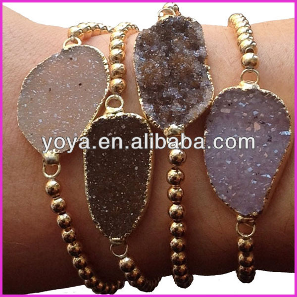 New Style Bracelet Druzy Macrame Friendship Bracelet.jpg
