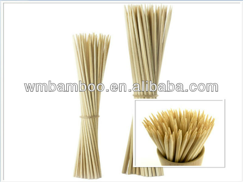 Bamboo marshmallow skewers for kids