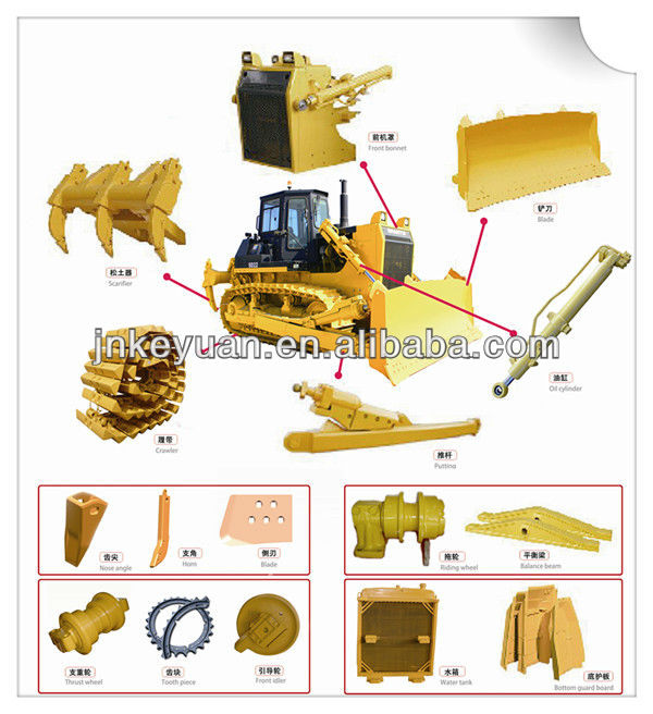 SHANTUI bulldozer spare parts, SD16 triple-shank ripper beam,part No.16Y-84-10000