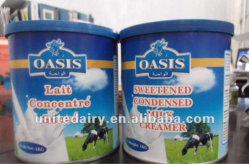 instant full cream milk powder packed in 500kg