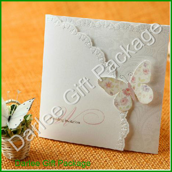 Handmade wedding invitations cards
