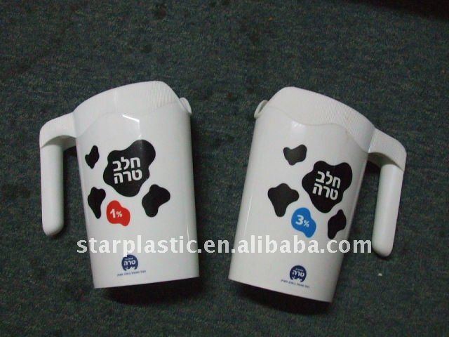 bpaフリー、 熱い販売の、 人気のハンドル付きプラスチック製のミルクピッチャー、 ミルクピッチャー、 ミルクジャグ仕入れ・メーカー・工場