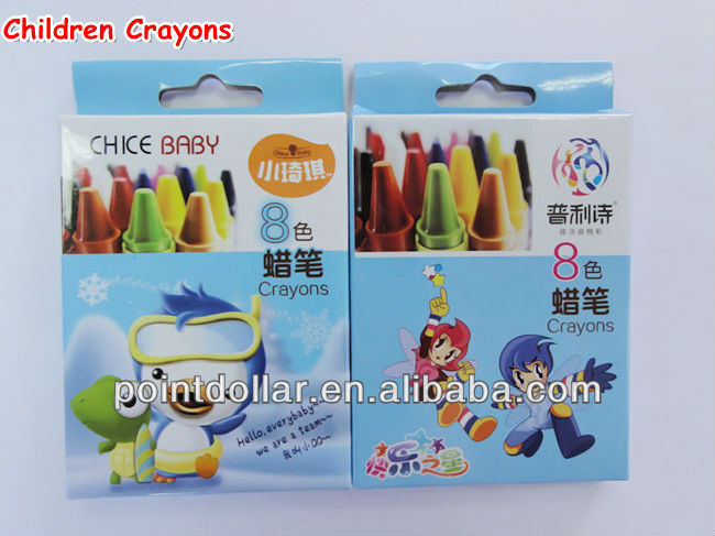 子供クレヨン/クレヨンセットのための可愛い子供/8クレヨンセット問屋・仕入れ・卸・卸売り