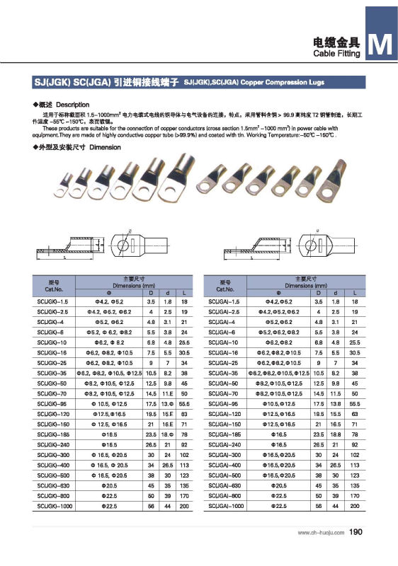 scケーブルラグ仕入れ・メーカー・工場