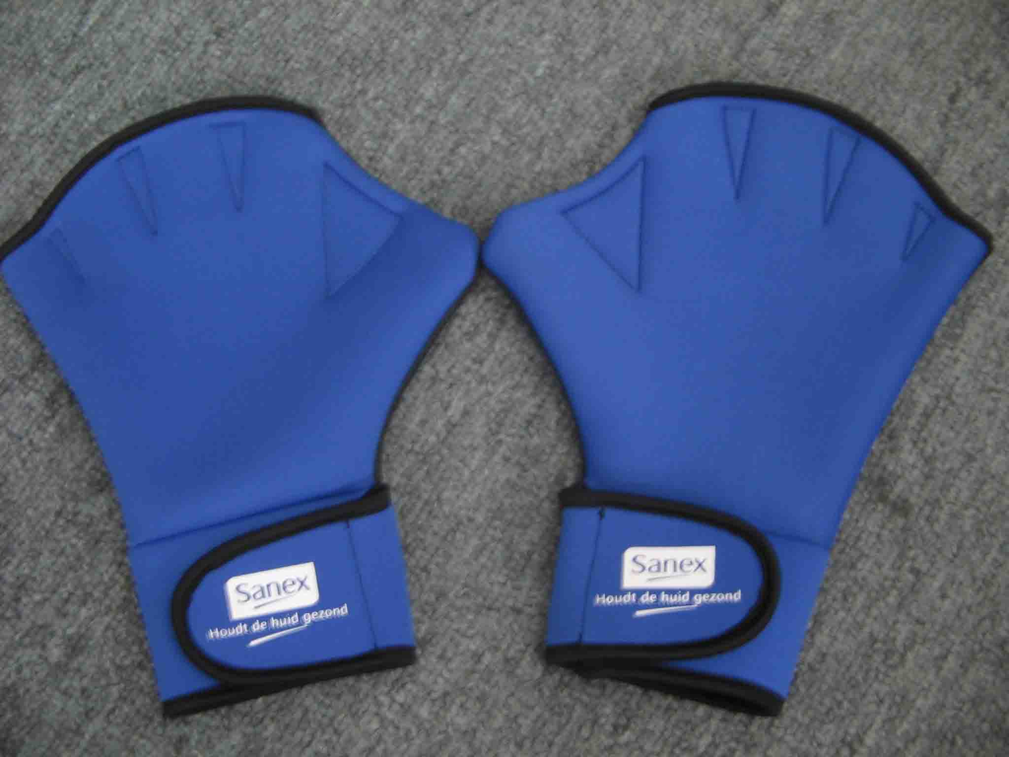 濃紺のシリコーンの水泳の手袋HP-6仕入れ・メーカー・工場