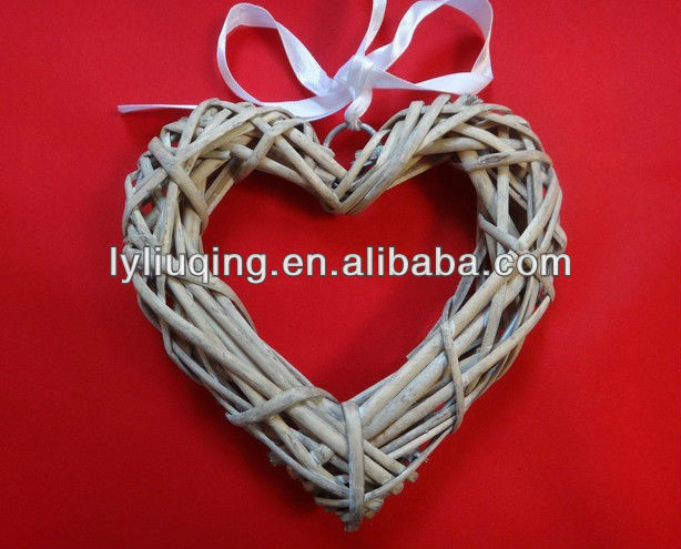 卸売籐のハートをぶら下げ小さな可愛らしい/ベル形のクリスマスの飾り付きribben/結婚式( 工場供給) 手工芸品問屋・仕入れ・卸・卸売り