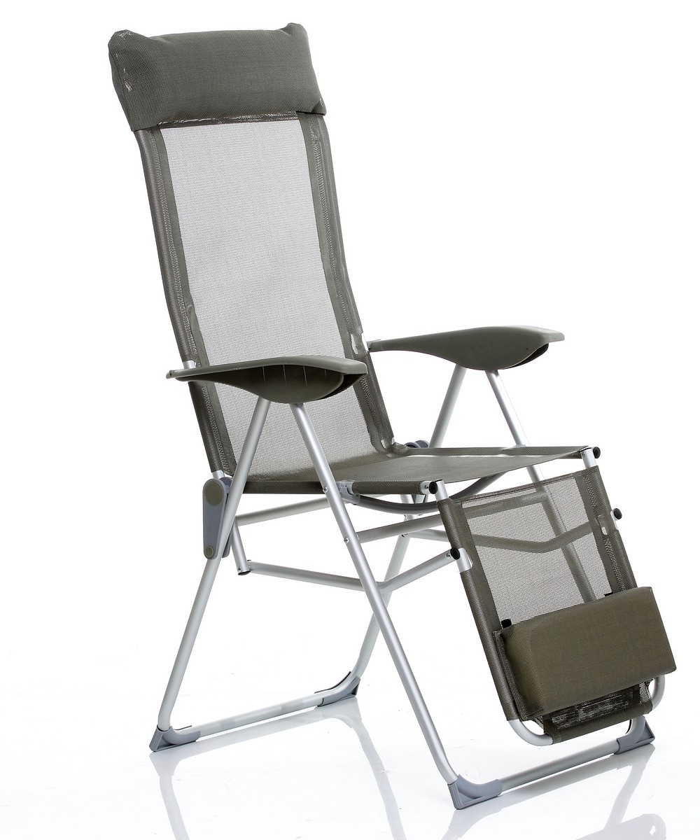 ajustableアルミラウンジサンラウンジフットレスト付き折りたたみ椅子仕入れ・メーカー・工場