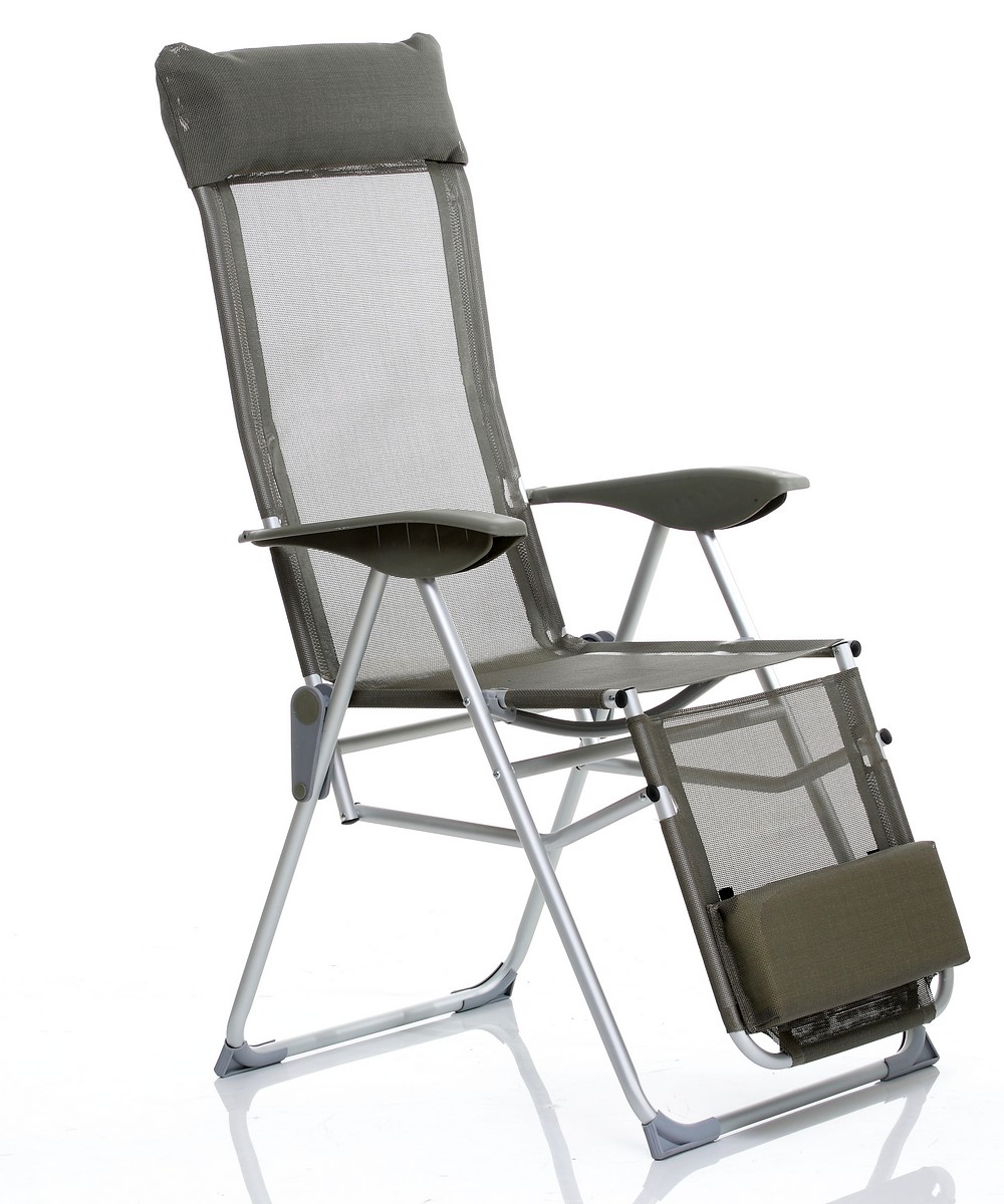 Ajule Aluminum Lounge Folding Chair With Footrest Sun Lounger Hyc006t Hyc006