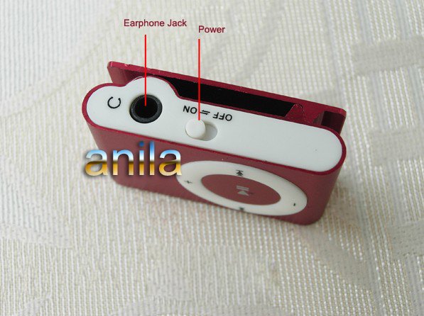 5pcs/lot MP3 Player with Clip control 8 color support 8GB Micro SD(TF) card slim mp3 players ^_^anila^_^Free Shipping