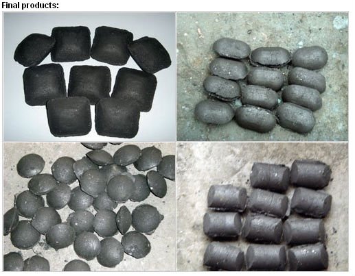 High quality CE certificated charcoal/coal/ore powder briquetting equipment