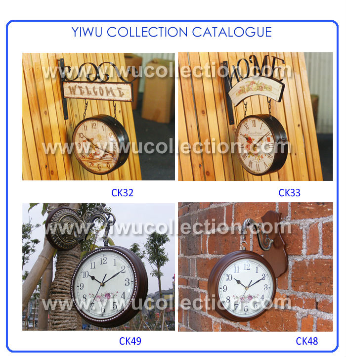 moq10個の白い装飾的な壁時計問屋・仕入れ・卸・卸売り