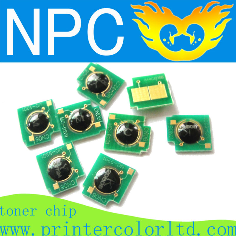 8pcs KCMY CB400A CB401A CB402A CB403A Toner reset chips for HP-CP4005 