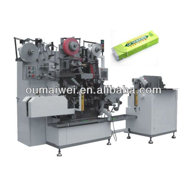 full automatic sheet shape chewing gum packing machine