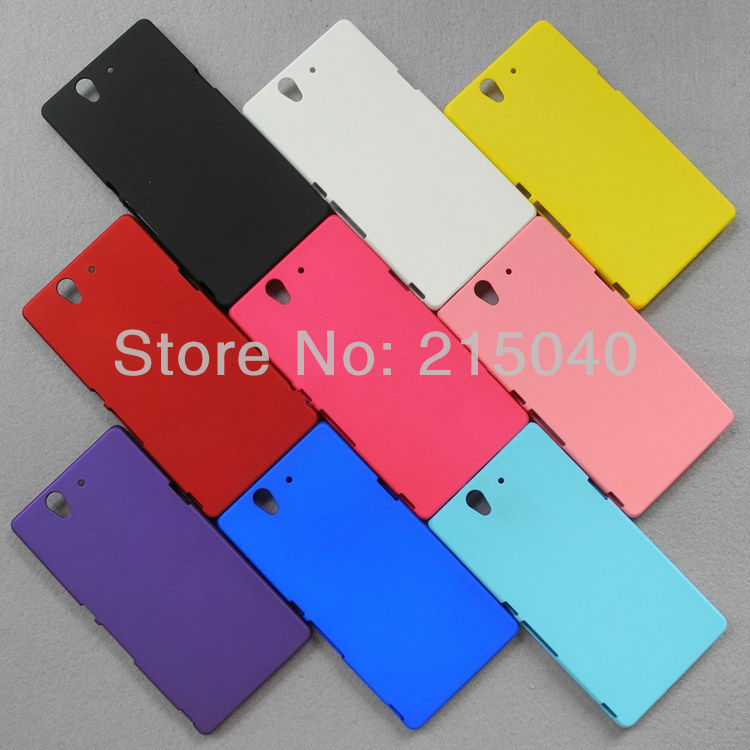 Hight Quality Rubber Matte Plastic Hard Back Case Cover for Sony Xperia Z Yuga C6603 L36h L36i C660X, SON-001 (6)