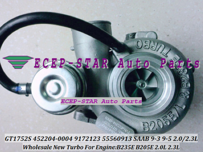Turbo cartridge core CHRA of GT17 GT1752S 452204-0004 452204 5955703 9172123 55560913 for SAAB 9-3 9-5 B205E B235E 150HP 170HP turbocharger (4)