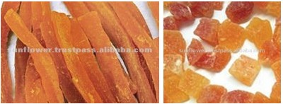 High Quality Papaya Slices, dice
