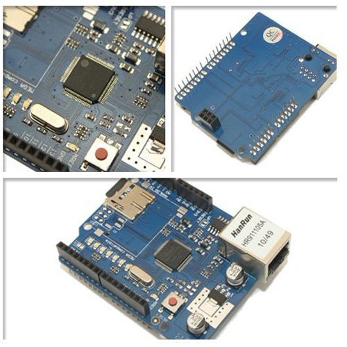 Ethernet W5100 Shield For Arduino 328 UNO Mega1280 2560 with 2GB Micro SD Card, Free Shipping, Dropshipping