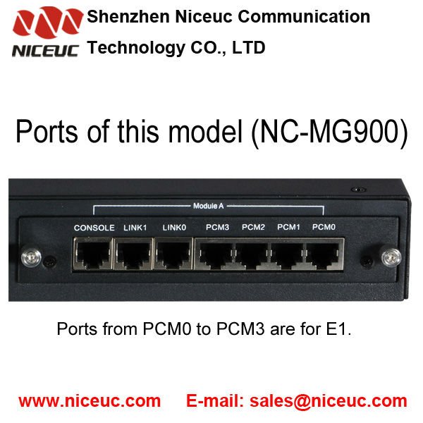 4 IPのコールセンターのための港E1 ISDN PRI SIPの出入口問屋・仕入れ・卸・卸売り