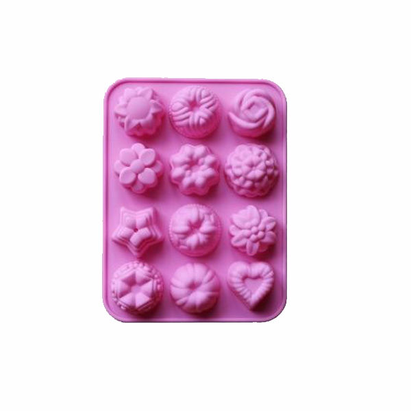 Heart Shape Silicone Chocolate Soap Cake decorating Mold Mould Tray Pan Maker china manufacture
