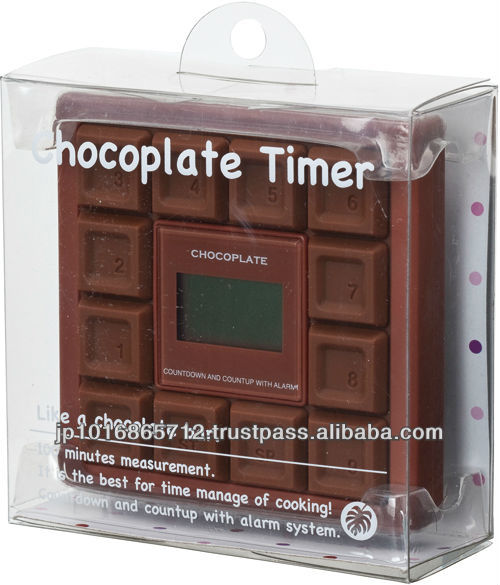 Chocolate bar fridge timer cute gift item with hook,Japan reina