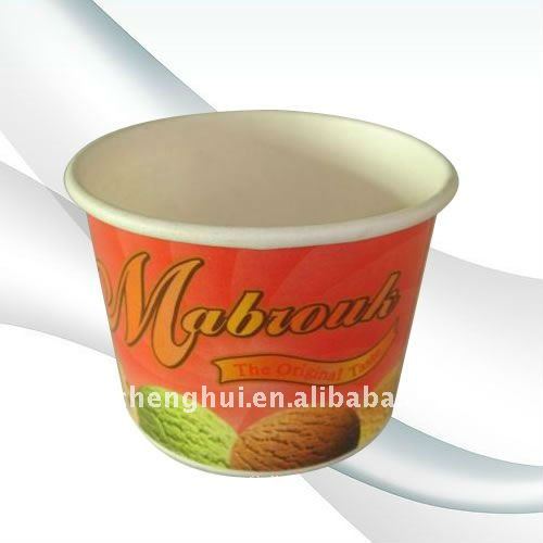 12oz PE coated Custom Frozen Yogurt Cup