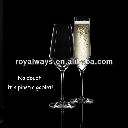 High quality Nice shape customized plastic Red Wine Glass BPA free
