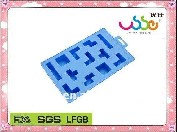 Custom Various shape silicone ice cube tray