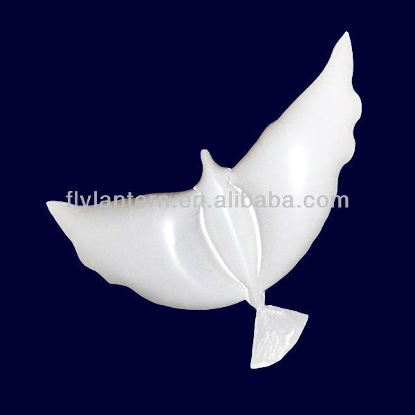 Yiwu 100% biodegradable white Dove Balloons for wedding decoration