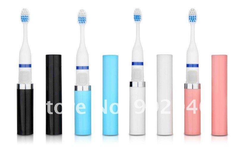 Free shipping 10 pcs Ultrasonic Electric Toothbrush/travel gift set