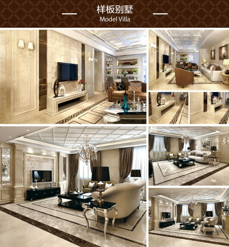 イタリアのウォータージェット大理石の床の装飾的な天然石のためのホテルのデザイン問屋・仕入れ・卸・卸売り