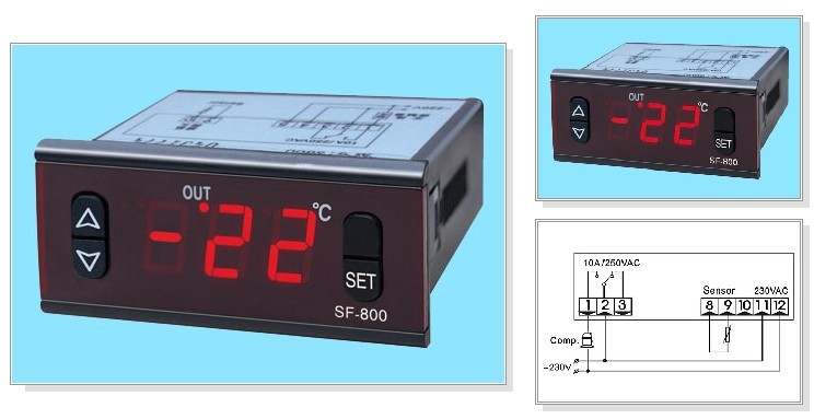 中国製チラーsf-800コントローラーデジタル温度調節器冷蔵庫の温度コントローラ問屋・仕入れ・卸・卸売り