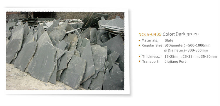 kinslate採石場・工場の天然スレートペーバーの石の不規則な形状 問屋・仕入れ・卸・卸売り